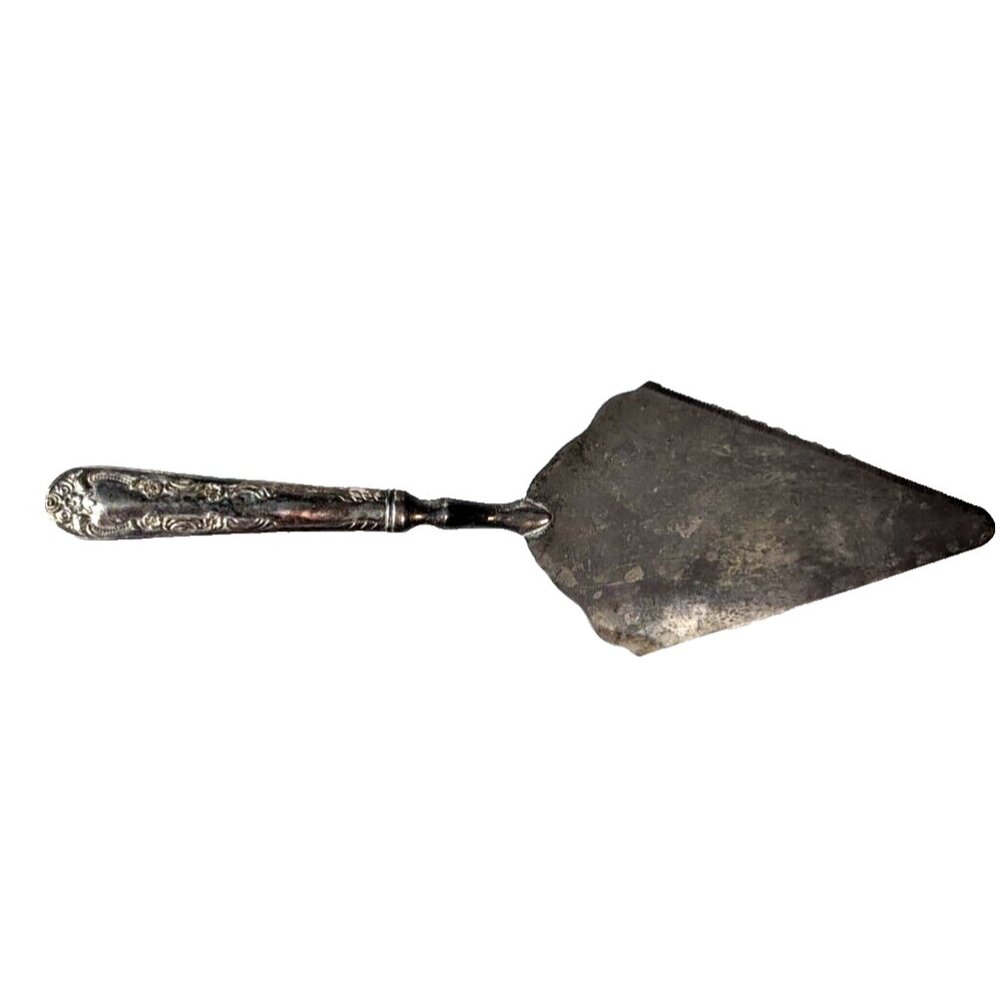 vintage Silverplate and Stainless Steel Ornate Cake Server